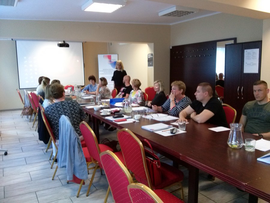 Szkolenie „Kompetentny zespół”, Radziejów, 20-22.05.2019 r., fot. Biuro Wsparcia Rodziny i Przeciwdziałania Przemocy