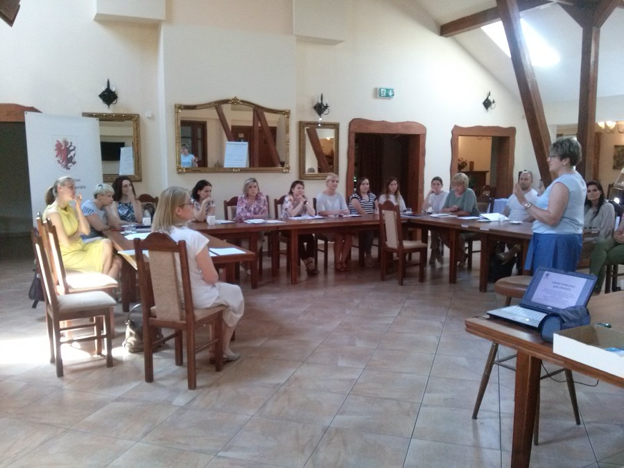 Szkolenie „Kompetentny zespół”, Popowo, 3-5.06.2019 r., fot. Biuro Wsparcia Rodziny i Przeciwdziałania Przemocy