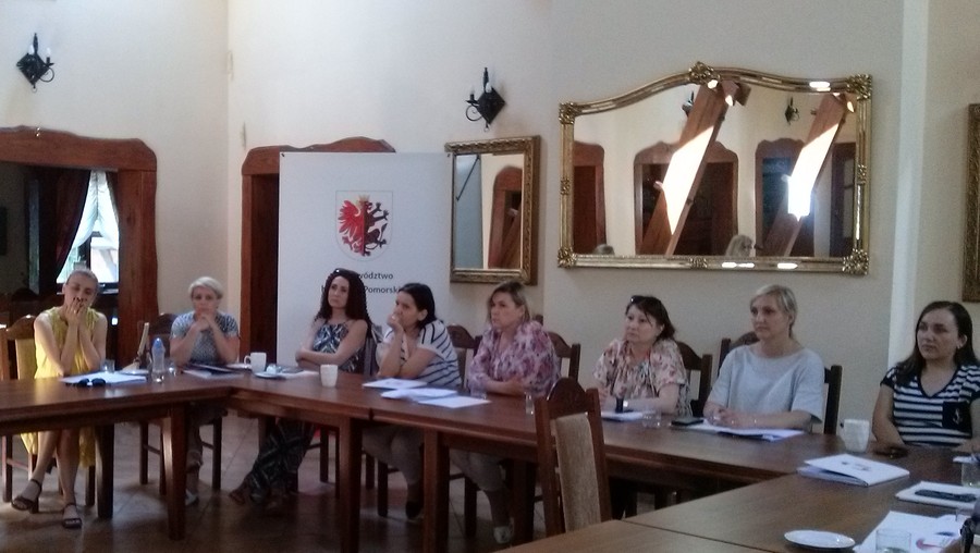 Szkolenie „Kompetentny zespół”, Popowo, 3-5.06.2019 r., fot. Biuro Wsparcia Rodziny i Przeciwdziałania Przemocy