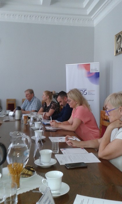 Uczestnicy posiedzenia Zespołu ds. osób niepełnosprawnych przy K-P WRDS, fot. Jarosław Łączny