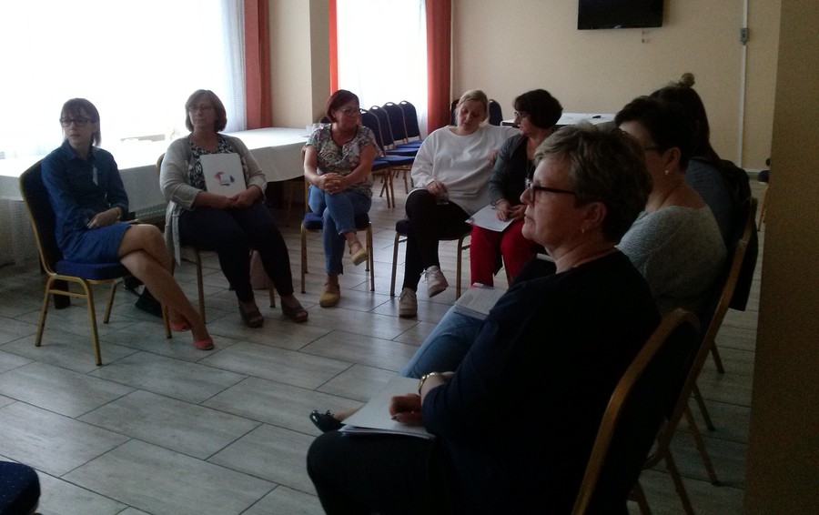 Szkolenie „Kompetentny zespół”, Radziejów 11-13.09.2019 r.; fot. Biuro Wsparcia Rodziny i Przeciwdziałania Przemocy