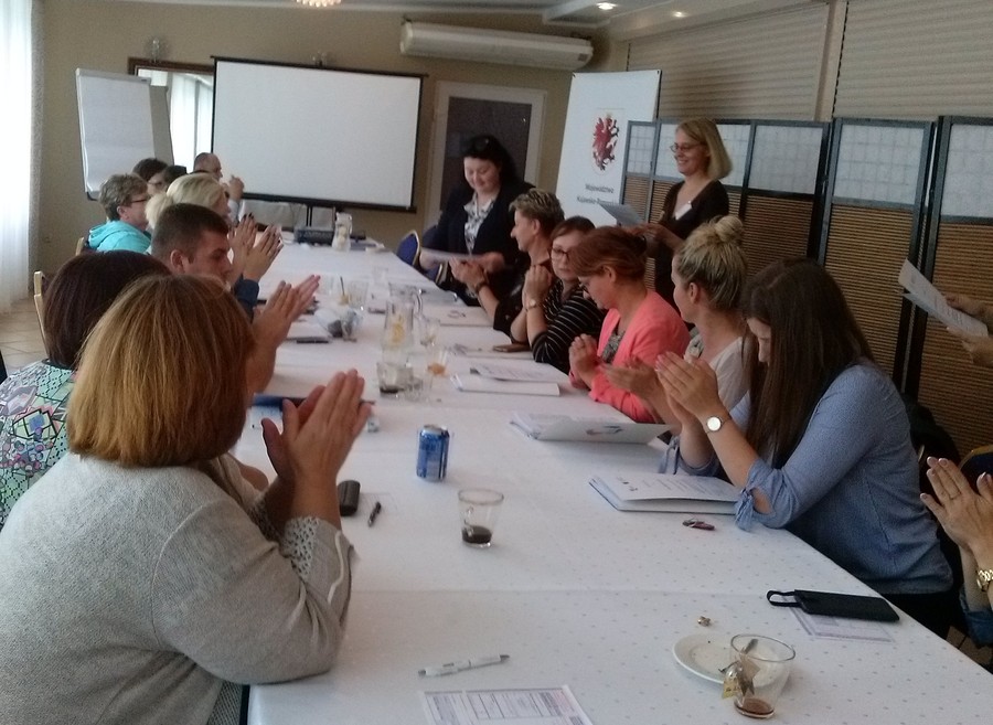 Szkolenie „Kompetentny zespół”, Radziejów 11-13.09.2019 r.; fot. Biuro Wsparcia Rodziny i Przeciwdziałania Przemocy