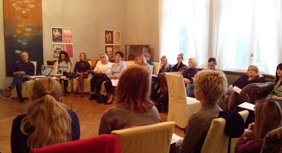 Szkolenie z zakresu przemocy wobec dzieci, w tym zjawiska alienacji rodzicielskiej z uwzględnieniem małżeństw międzynarodowych, Ostromecko, 19-21.11.2019 r.; fot. Biuro Wsparcia Rodziny i Przeciwdziałania Przemocy