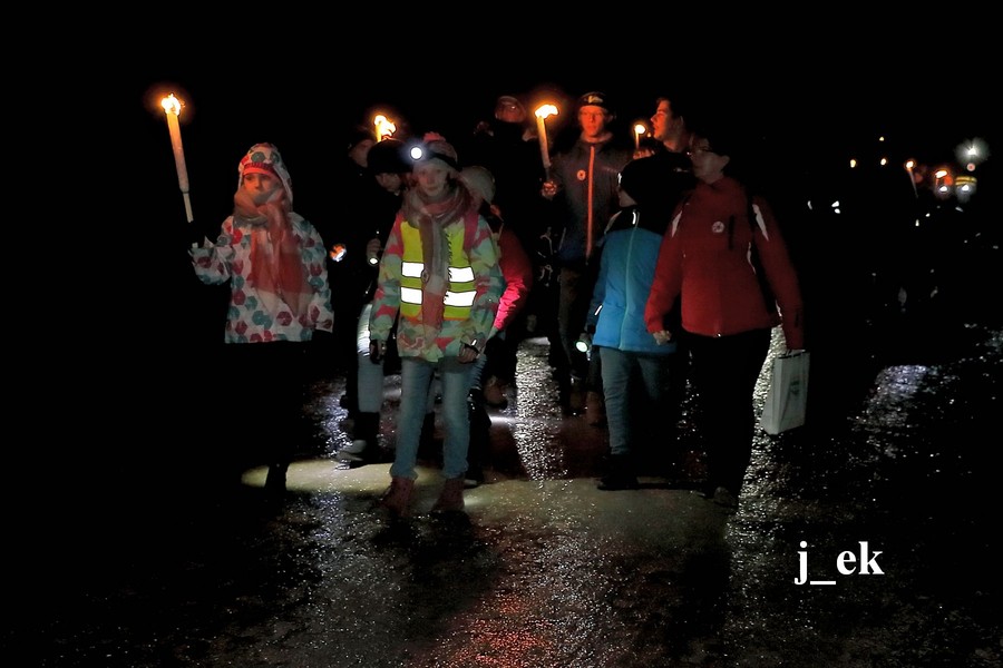 Nocny rajd pieszy z okazji 100. rocznicy Powstania Wielkopolskiego - fot. Jerzy Ekert