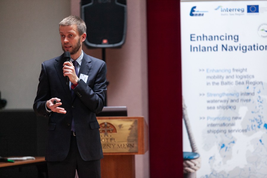 Konferencja „Użeglowienie rzek szansą dla przemysłu” w Bydgoszczy, fot. Filip Kowalkowski