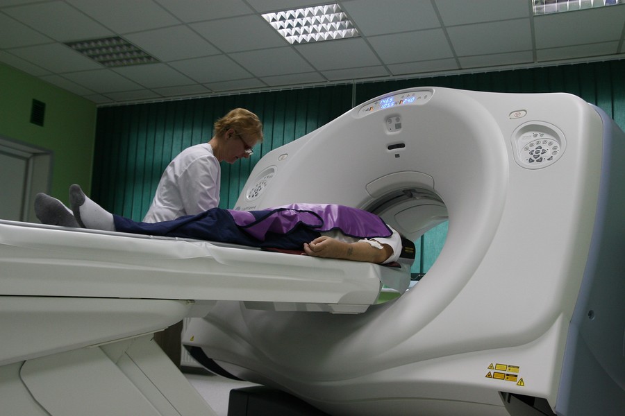 Tomograf w inowrocławskim szpitalu, fot. Andrzej Goiński