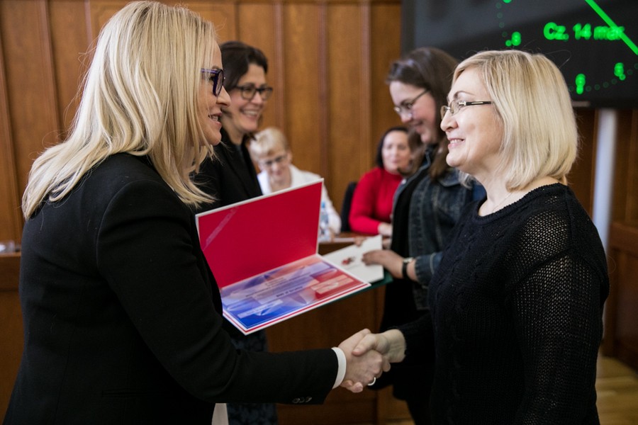Finał XVI Regionalnego Konkursu Wiedzy o Samorządzie Terytorialnym dla gimnazjalistów, fot. Andrzej Goiński