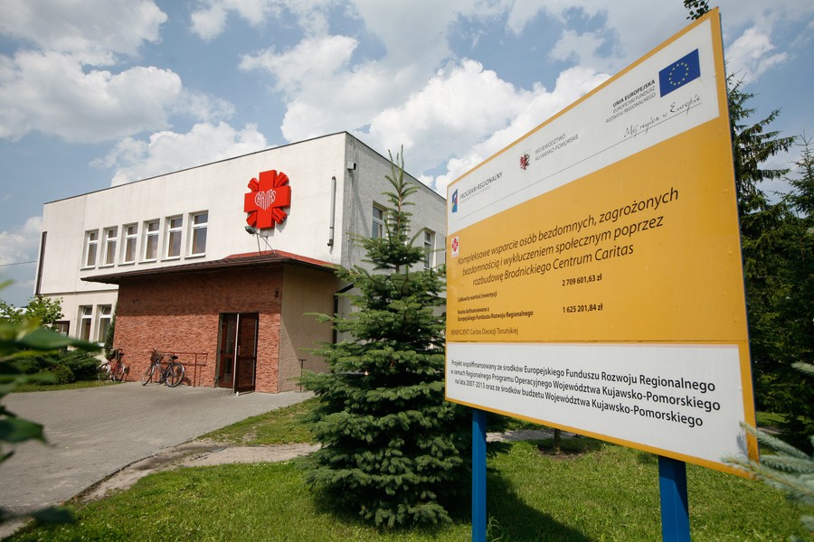 Brodnickie Centrum Caritas, fot. Andrzej Goiński.
