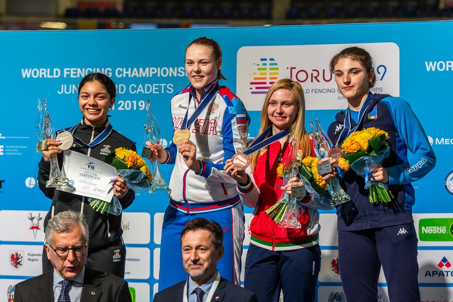 Mistrzostwa Świata Juniorów i Kadetów w Szermierce Toruń 2019, fot. Szymon Zdziebło/tarantoga.pl dla UMWKP