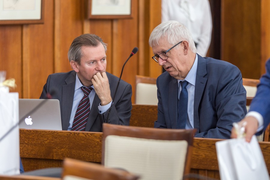 Sesja sejmiku województwa, 15 kwietnia 2019, fot. Szymon Zdziebło/tarantoga.pl dla UMWKP