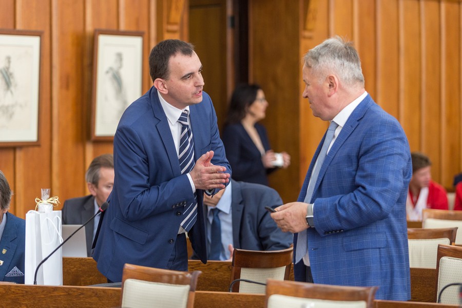 Sesja sejmiku województwa, 15 kwietnia 2019, fot. Szymon Zdziebło/tarantoga.pl dla UMWKP