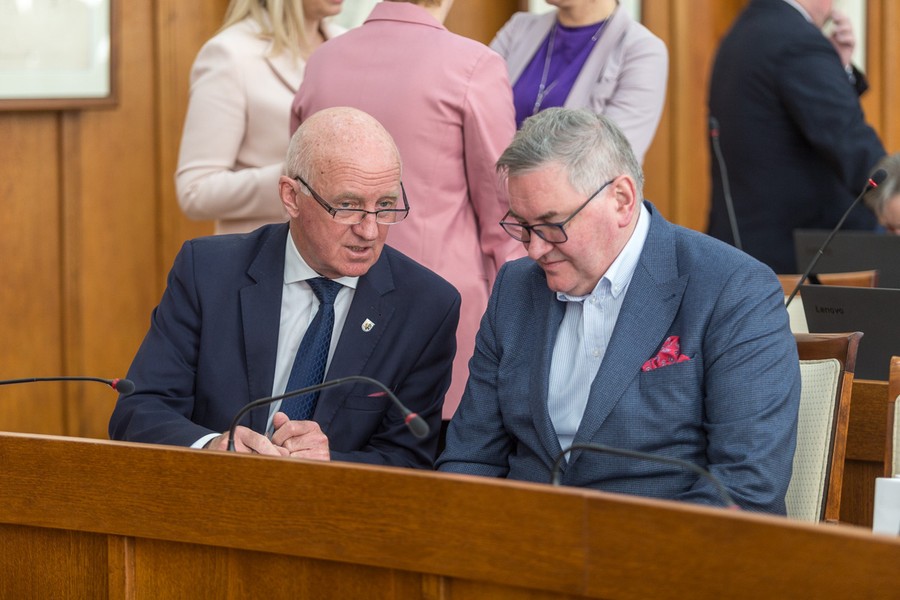 Sesja sejmiku województwa, 15 kwietnia 2019, fot. Szymon Zdziebło/tarantoga.pl dla UMWKP