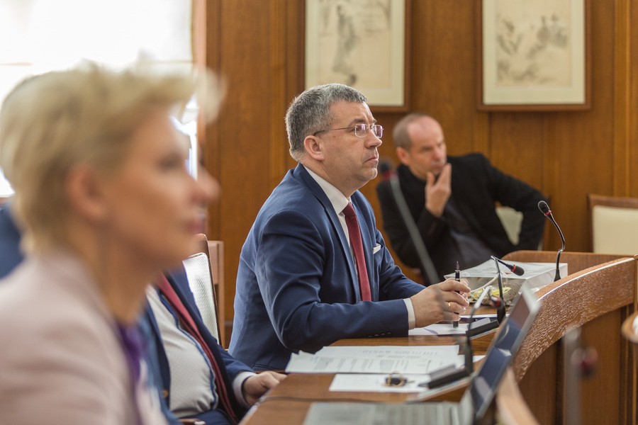 Sesja sejmiku województwa, 15 kwietnia 2019, fot. Szymon Zdziebło/tarantoga.pl dla UMWKP