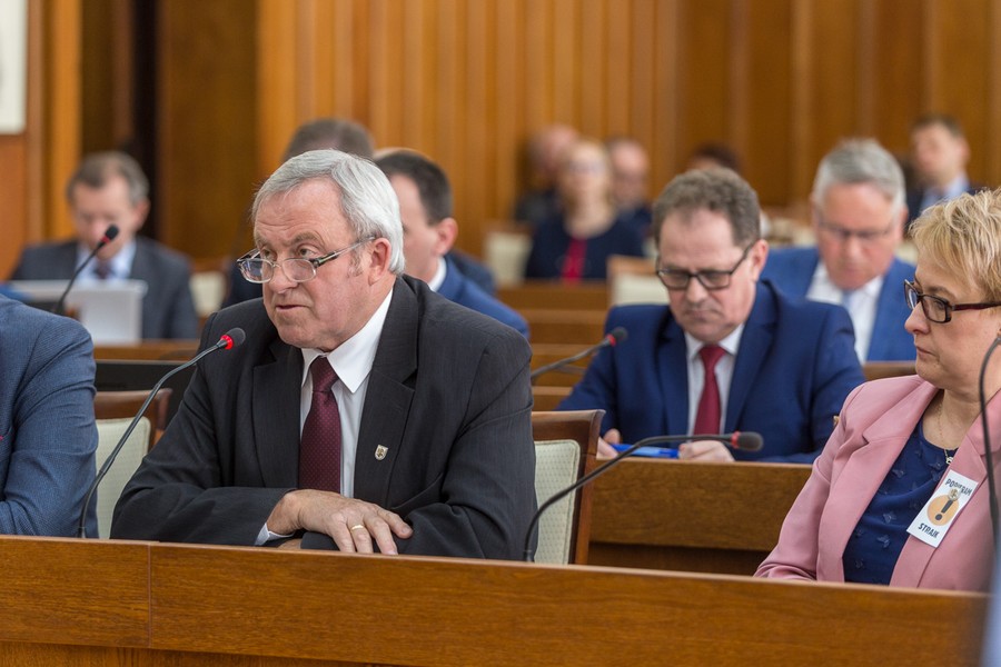 Sesja sejmiku województwa, 15 kwietnia 2019, fot. Szymon Zdziebło/tarantoga.pl dla UMWKP