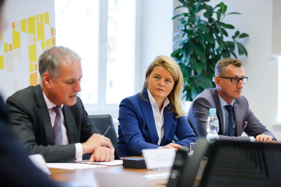 Ceremonia parafowania umowy EBI-Pekao, fot. Mikołaj Kuras dla UMWKP