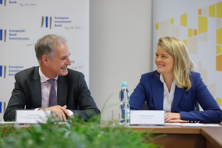 Ceremonia parafowania umowy EBI-Pekao, fot. Mikołaj Kuras dla UMWKP