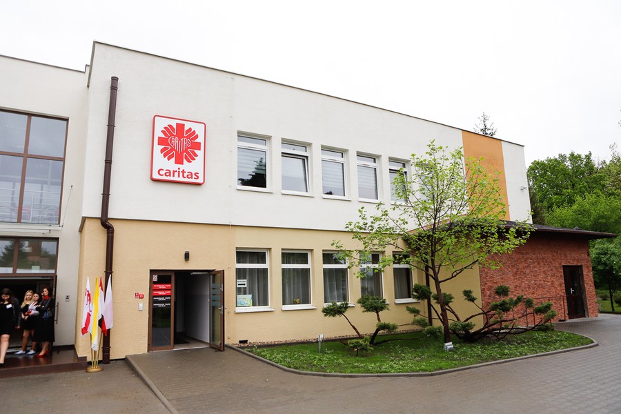 Otwarcie brodnickiego Centrum Caritas po rozbudowie i modernizacji, fot. Mikołaj Kuras dla UMWKP