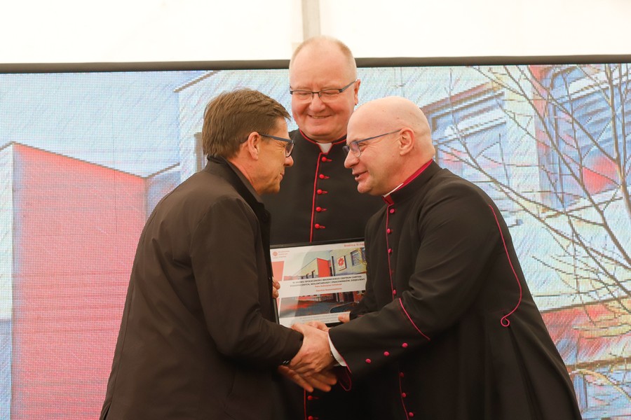 Otwarcie brodnickiego Centrum Caritas po rozbudowie i modernizacji, fot. Mikołaj Kuras dla UMWKP