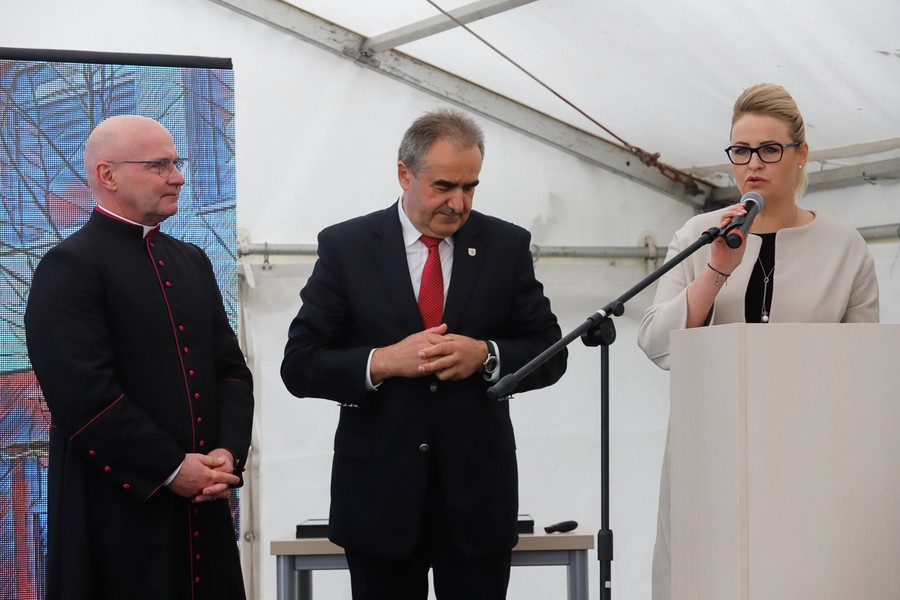 Otwarcie brodnickiego Centrum Caritas po rozbudowie i modernizacji, fot. Mikołaj Kuras dla UMWKP