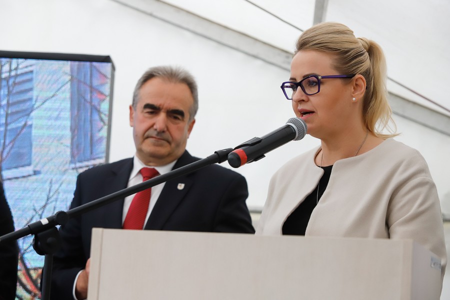 Otwarcie brodnickiego Centrum Caritas po rozbudowie i modernizacji, fot. Mikołaj Kuras dla UMWKP