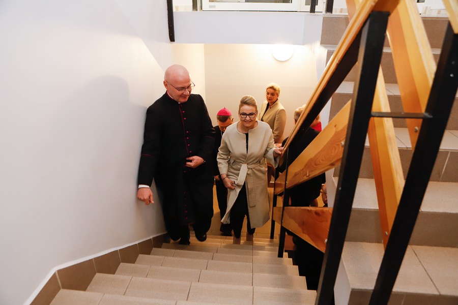 Otwarcie brodnickiego Centrum Caritas po rozbudowie i modernizacji, fot. Mikołaj Kuras dla UMWKP