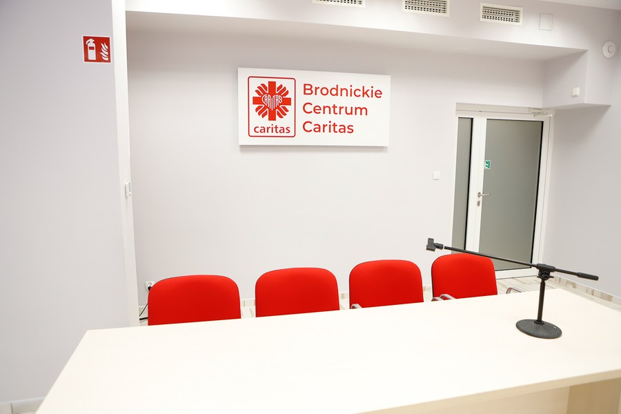 Otwarcie brodnickiego Centrum Caritas po rozbudowie i modernizacji, fot. Mikołaj Kuras dla UMWKP