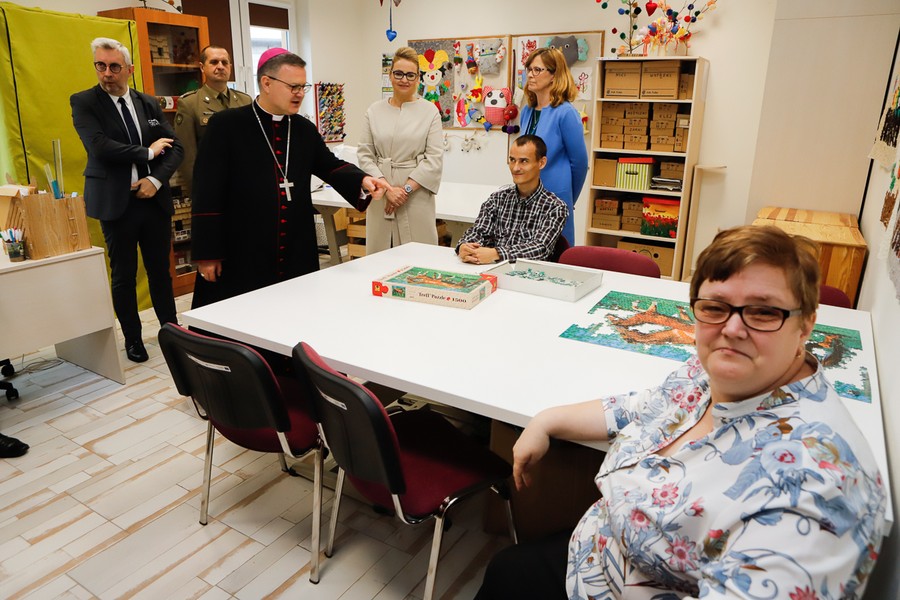 Otwarcie brodnickiego Centrum Caritas po rozbudowie i modernizacji, fot. Mikołaj Kuras dla UMWKP