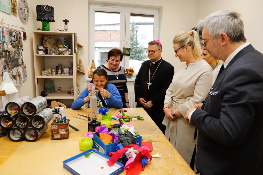 Otwarcie brodnickiego Centrum Caritas po rozbudowie i modernizacji, fot. Mikołaj Kuras dla UMWKP