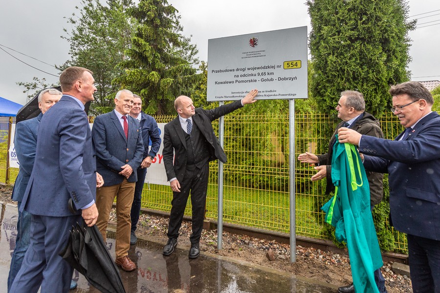 Otwarcie drogi wojewódzkiej nr 554, fot. Szymon Zdziebło/tarantoga.pl
