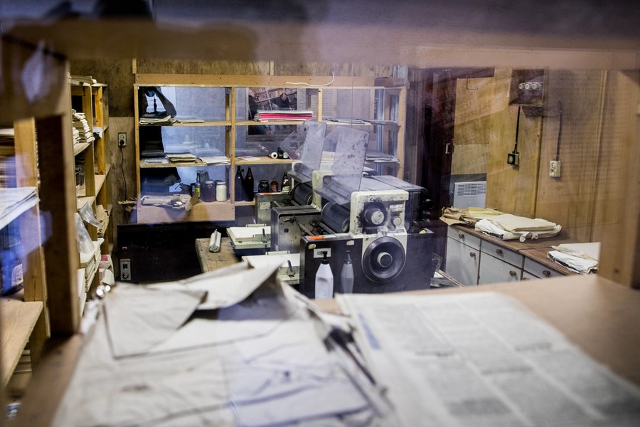 Tajna drukarnia toruńskiej Solidarności – ekspozycja Muzeum Piśmiennictwa i Drukarstwa w Grębocinie, fot. Andrzej Goiński/UMWKP