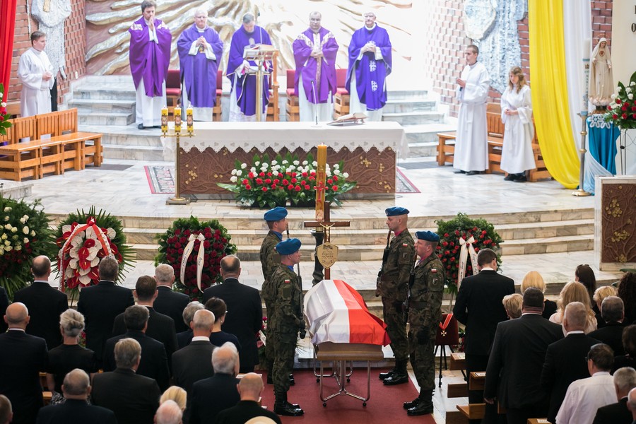 Msza św. i uroczystości pogrzebowe gen. Zbigniewa Nowka, fot. Andrzej Goiński