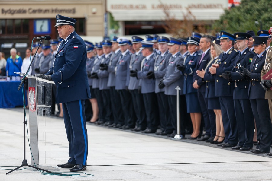 Święto Policji garnizonu kujawsko-pomorskiego, fot. Filip Kowalkowski
