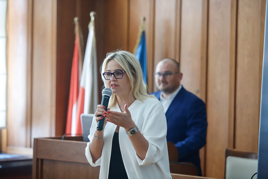 Wręczenie umów w ramach projektu: Kujawsko-Pomorska Mała Infrastruktura Sportowa, fot. Mikołaj Kuras