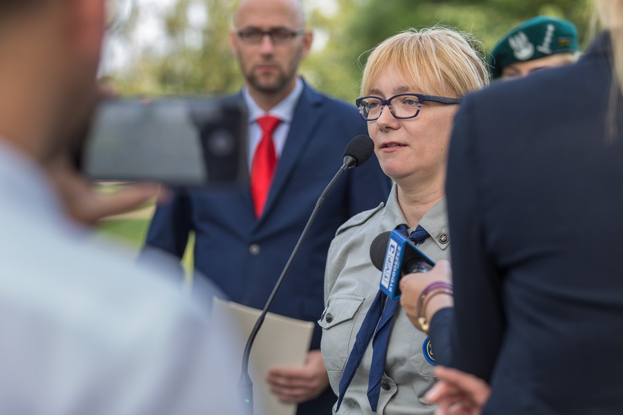 Konferencja, podczas której zostały przedstawione szczegóły obchodów 80. Rocznicy wybuchu II wojny światowej, fot. Szymon Zdziebło/tarantoga.pl