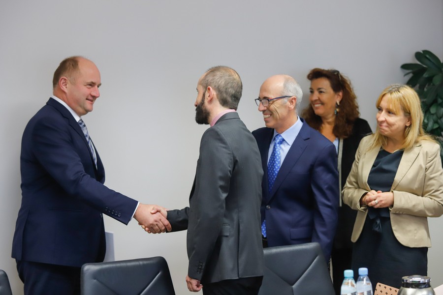 Wizyta delegacji z Hiszpanii, fot. Mikołaj Kuras