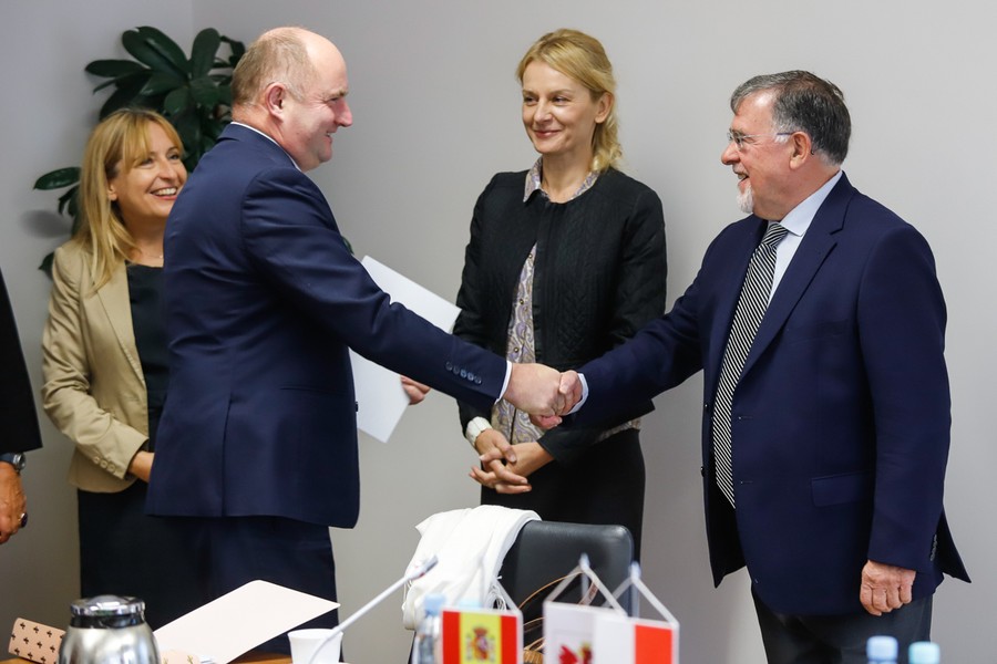 Wizyta delegacji z Hiszpanii, fot. Mikołaj Kuras