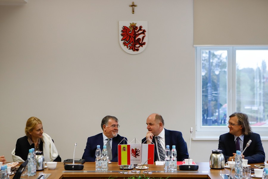 Wizyta delegacji z Hiszpanii, fot. Mikołaj Kuras