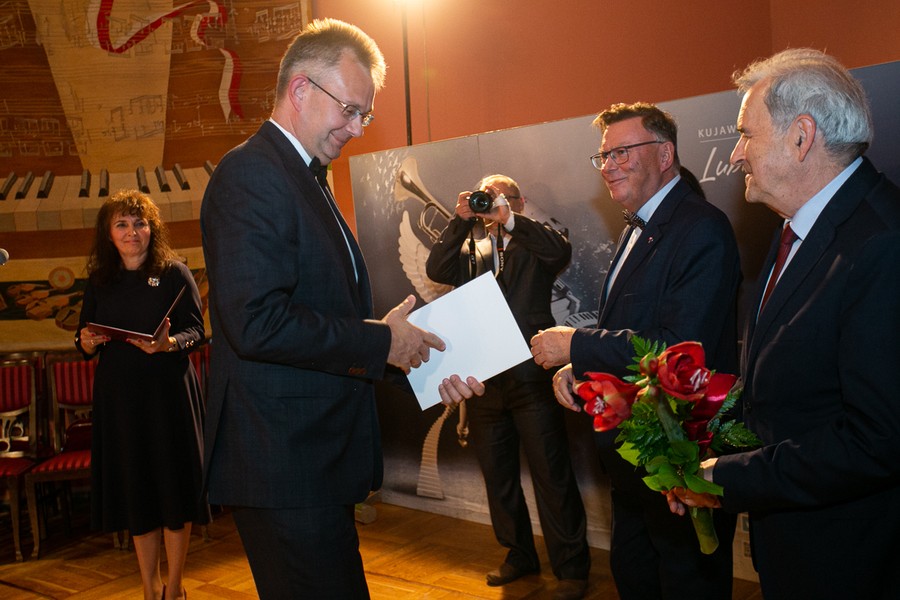 Nagrody marszałka województwa na Dzień Muzyki, fot. Filip Kowalkowski dla UMWKP