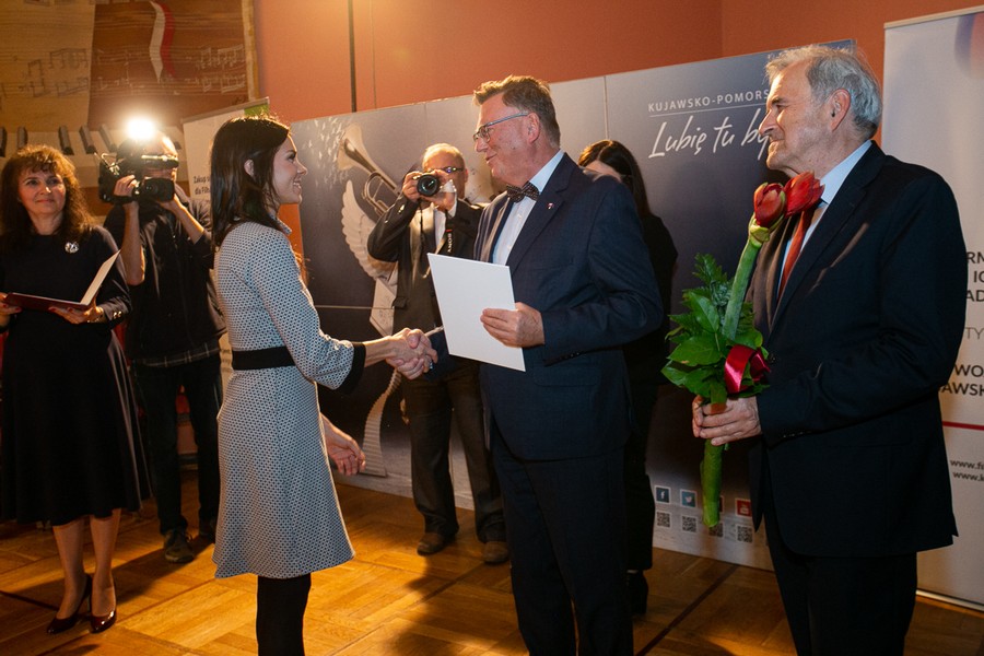 Nagrody marszałka województwa na Dzień Muzyki, fot. Filip Kowalkowski dla UMWKP