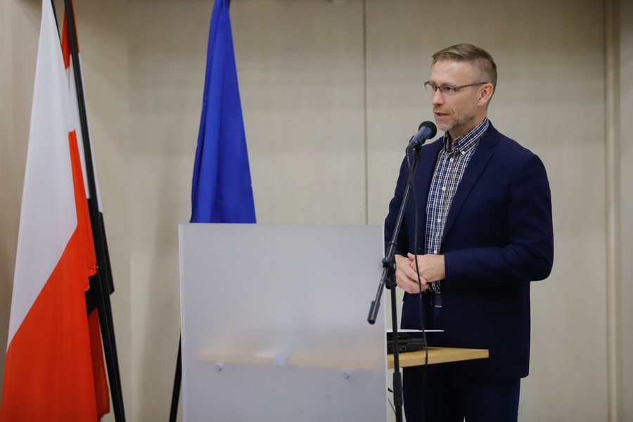 Wizyta kujawsko-pomorskich medalistów 8. Halowych Mistrzostw Świata w Lekkiej Atletyce Masters w Urzędzie Marszałkowskim, fot. Mikołaj Kuras