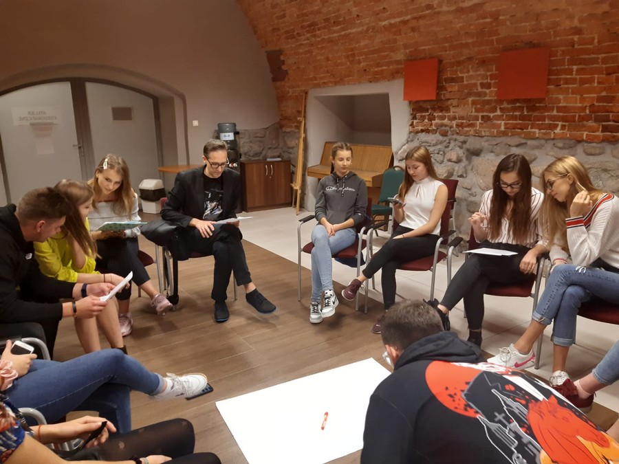 Warsztaty filmowe dla uczestników konkursu „Z kamerą wśród Piastów”, fot. UMWK-P