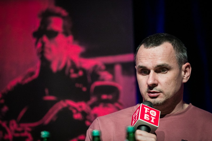 Spotkanie z Olegiem Sencowem, fot. Andrzej Goiński