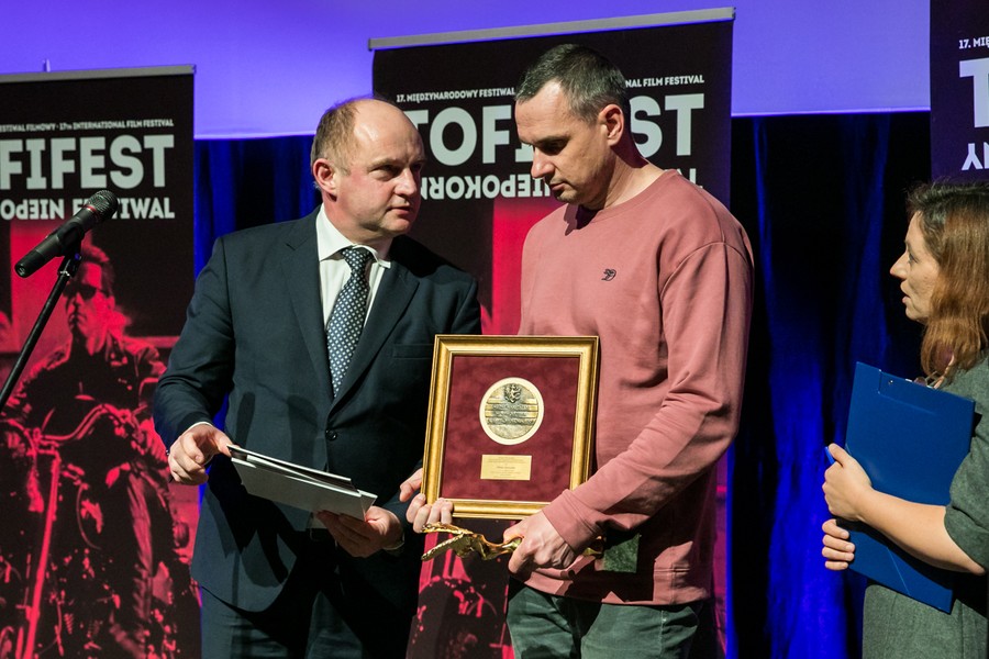 Spotkanie z Olegiem Sencowem, fot. Andrzej Goiński