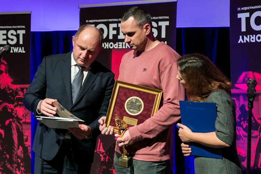 Spotkanie z Olegiem Sencowem, fot. Andrzej Goiński