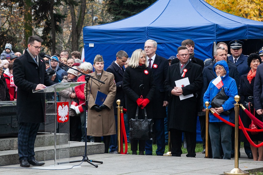 Bydgoskie uroczystości 101. rocznicy odzyskania przez Polskę niepodległości, fot. Filip Kowalkowski