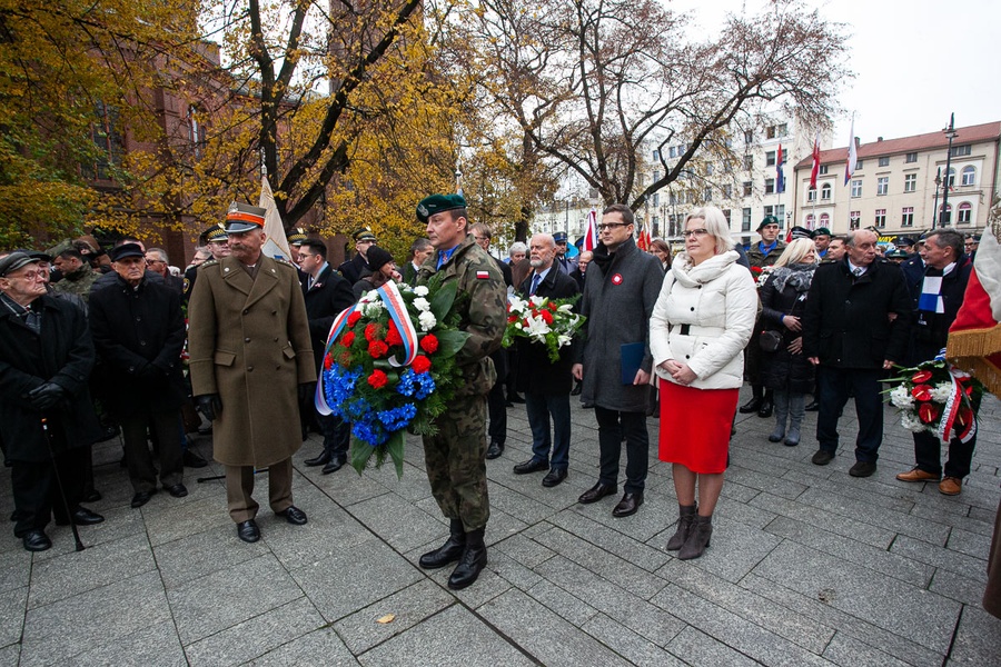 Bydgoskie uroczystości 101. rocznicy odzyskania przez Polskę niepodległości, fot. Filip Kowalkowski