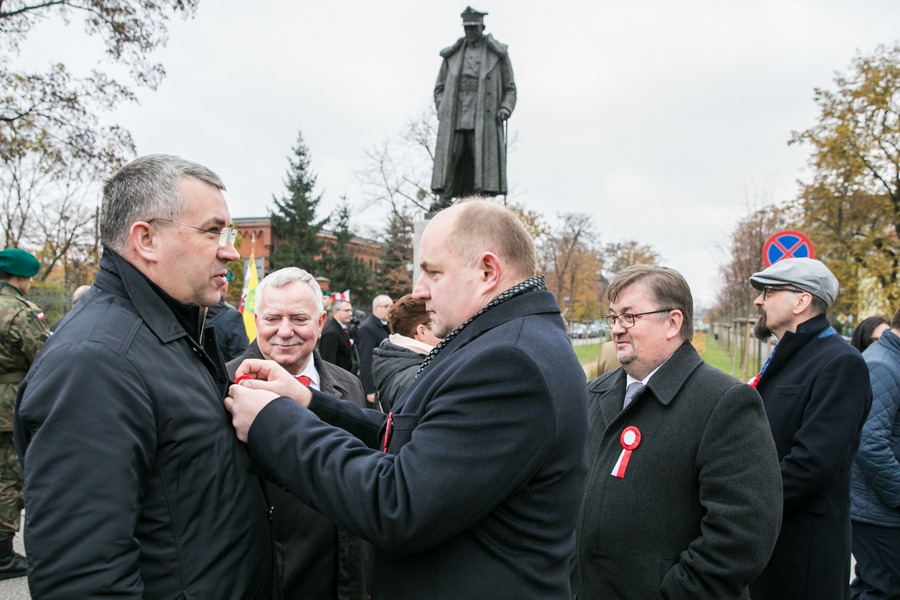 Toruńskie uroczystości 101. rocznicy odzyskania niepodległości przez Polskę , fot. Andrzej Goiński