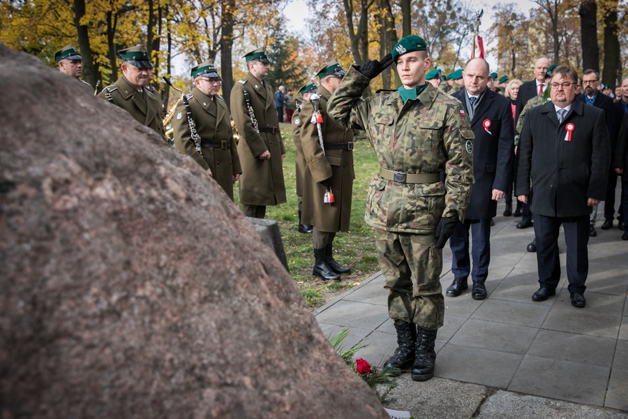 Toruńskie uroczystości 101. rocznicy odzyskania niepodległości przez Polskę , fot. Andrzej Goiński