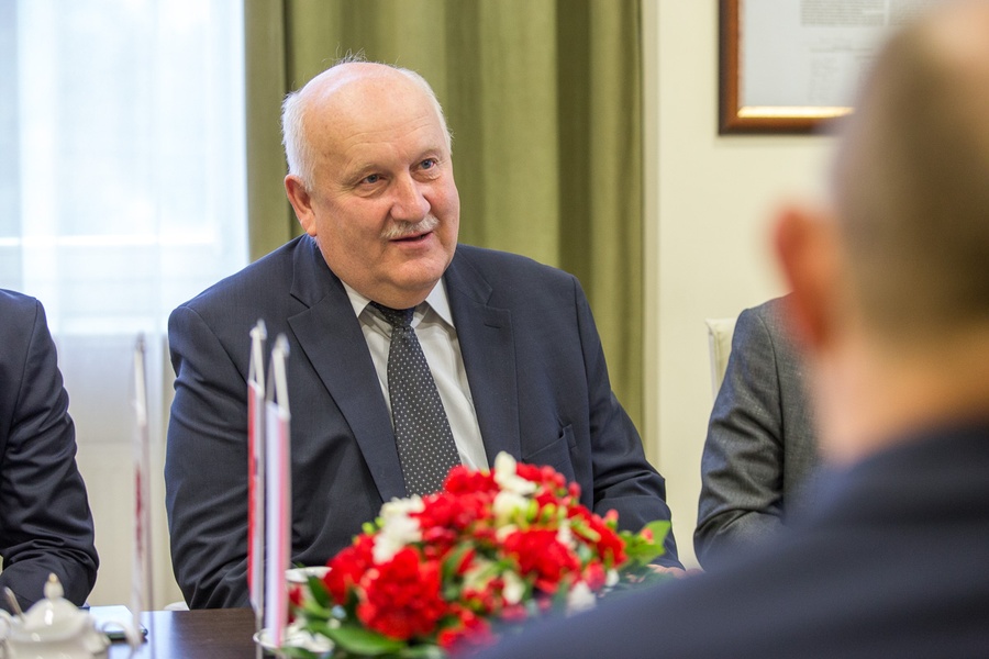 Spotkanie z delegacją Żupanii Medzimurskiej, fot. Szymon Zdziebło/tarantoga.pl dla UMWKP