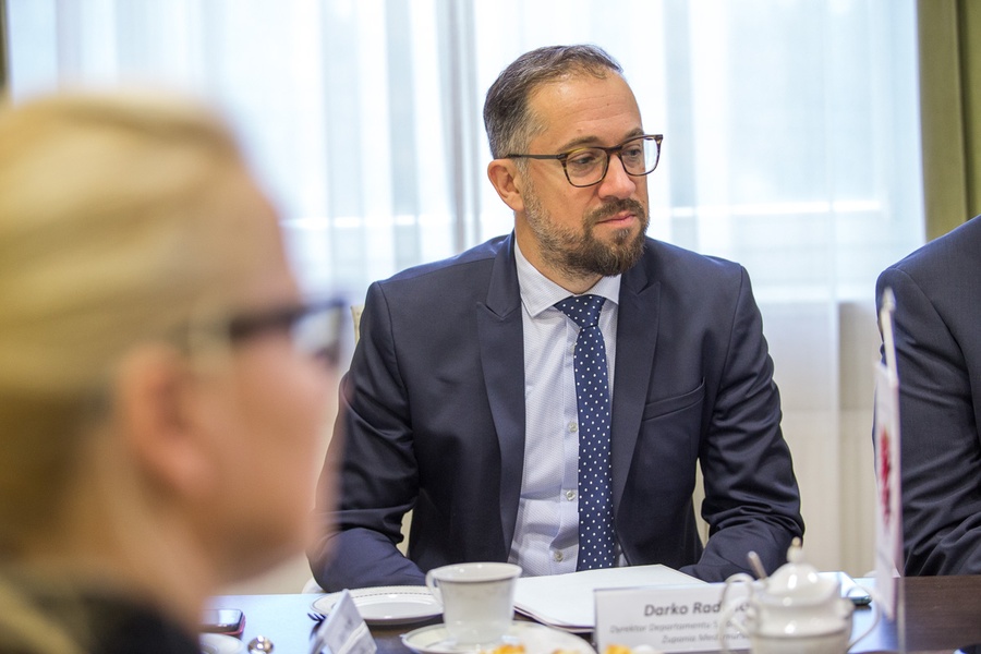 Spotkanie z delegacją Żupanii Medzimurskiej, fot. Szymon Zdziebło/tarantoga.pl dla UMWKP